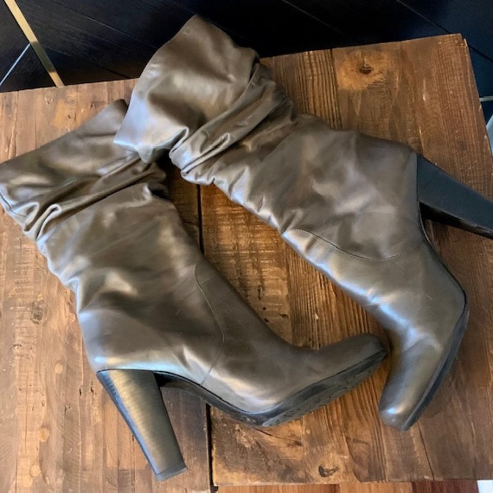 BCBG MaryAnn Greystone Slouch Boots